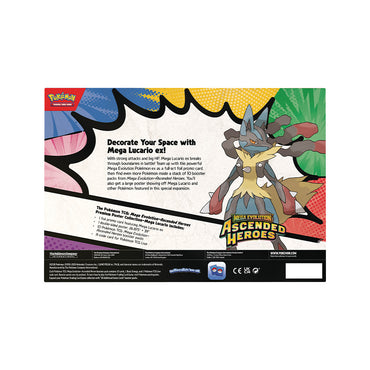 Mega Evolution: Ascended Heroes - Premium Poster Collection Lucario ESPAÑOL