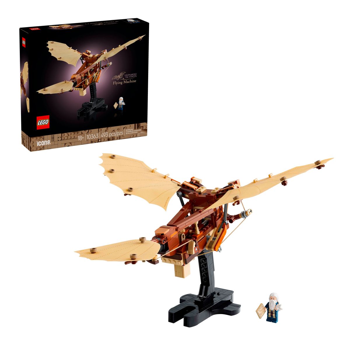 Máquina Voladora De Leonardo Da Vinci Lego Icons | Compra Online