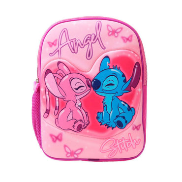 Mochila Infantil Soft Quilt Angel 2 Diseños Stitch - Angel Y Stitch