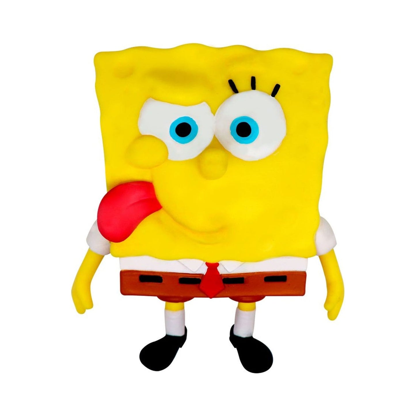 Figura Strech De Goma De 11 A 15 Cms Que Se Estira Bob Esponja - Bob Espona Lengua Afuera