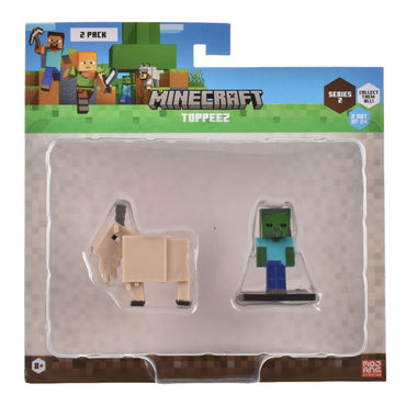 Set 2 Figuras 6 Cms Toppeez Minecraft - Cabra