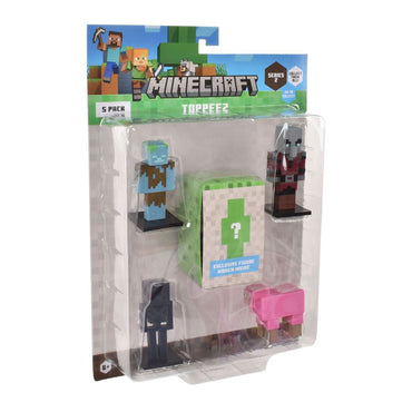 Set 5 Figuras 6 Cms Toppeez Minecraft - Ahogado