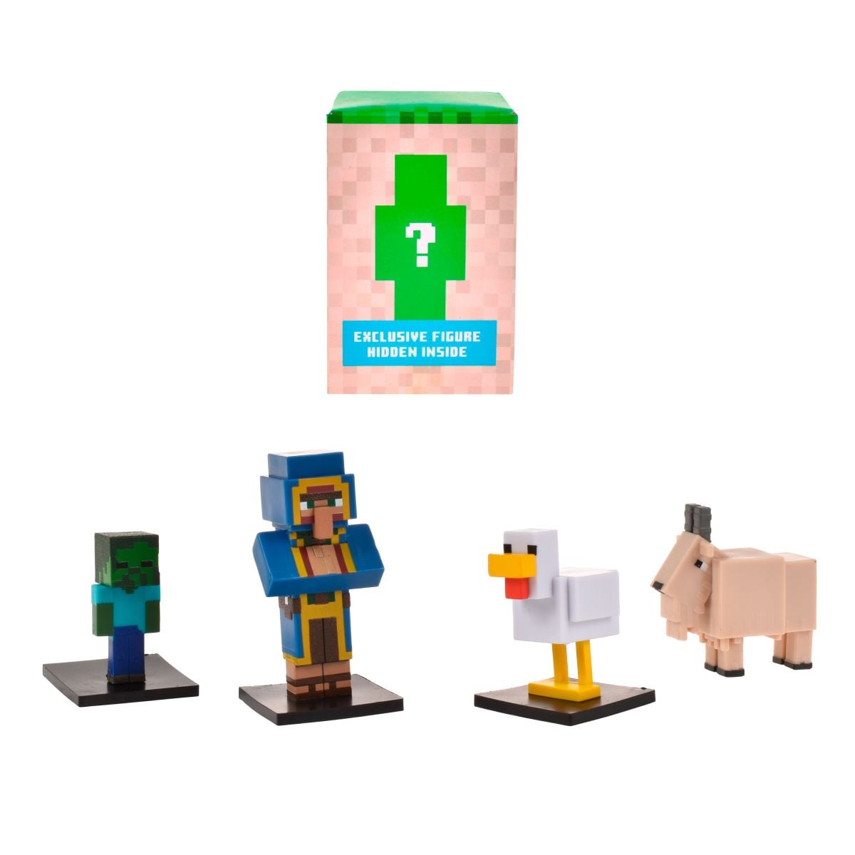 Set 5 Figuras 6 Cms Toppeez Minecraft - Comerciante