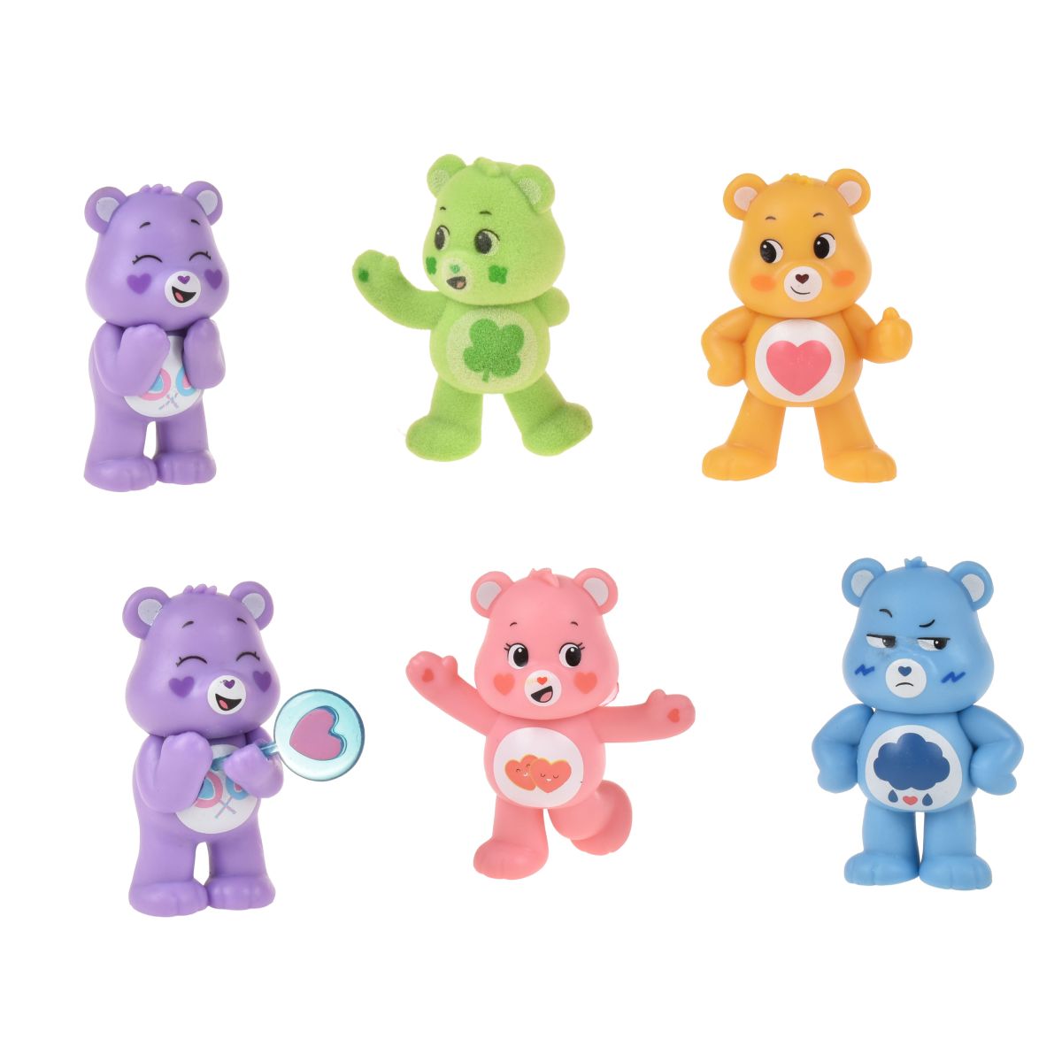 Set 8 Figuras Coleccionables De Lujo 5 Cm Cariñositos - Share Bear