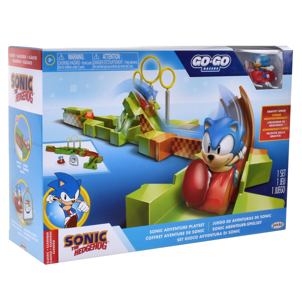 Playset Autos De Carrera Go Go Sonic -Sonic