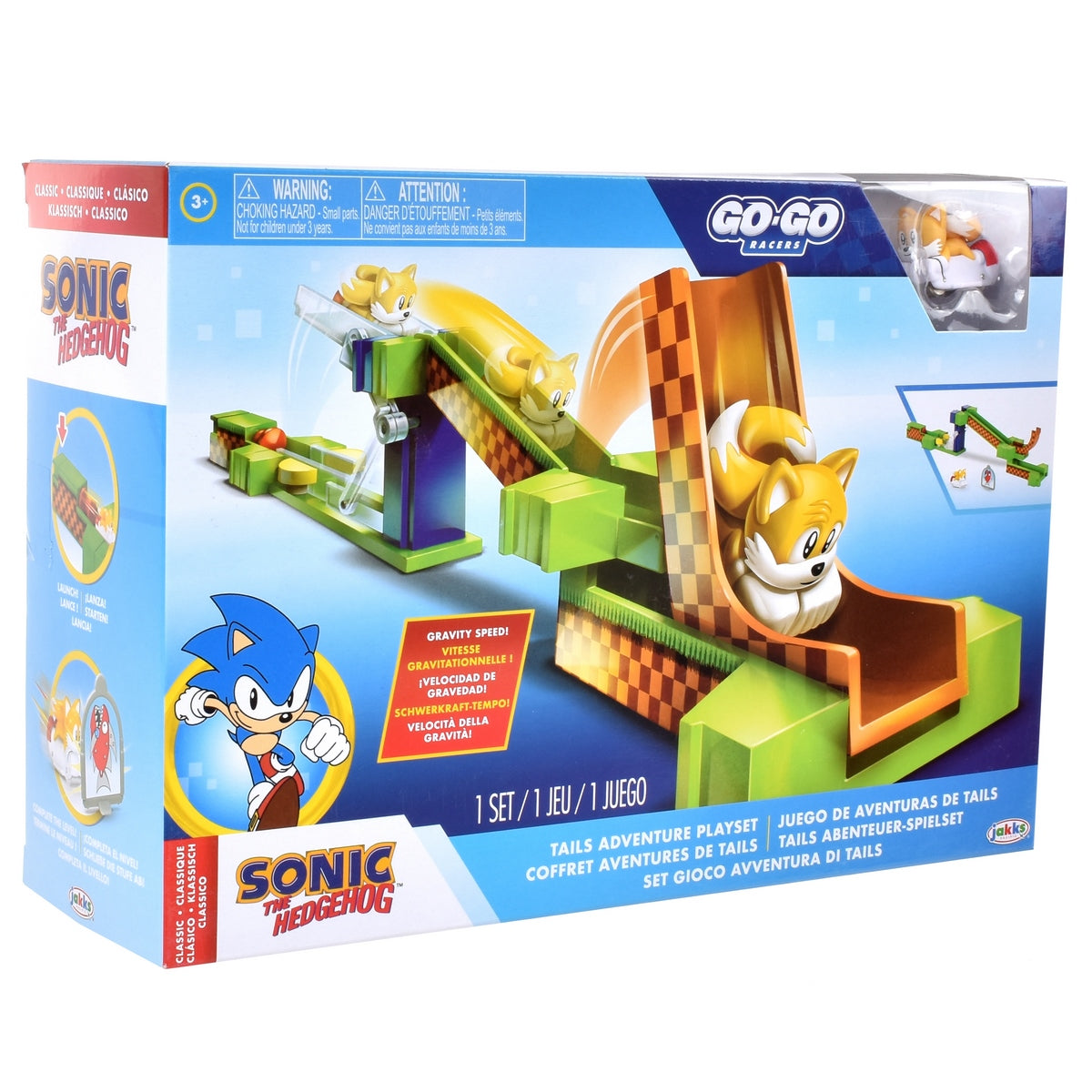 Playset Autos De Carrera Go Go Sonic -Tails