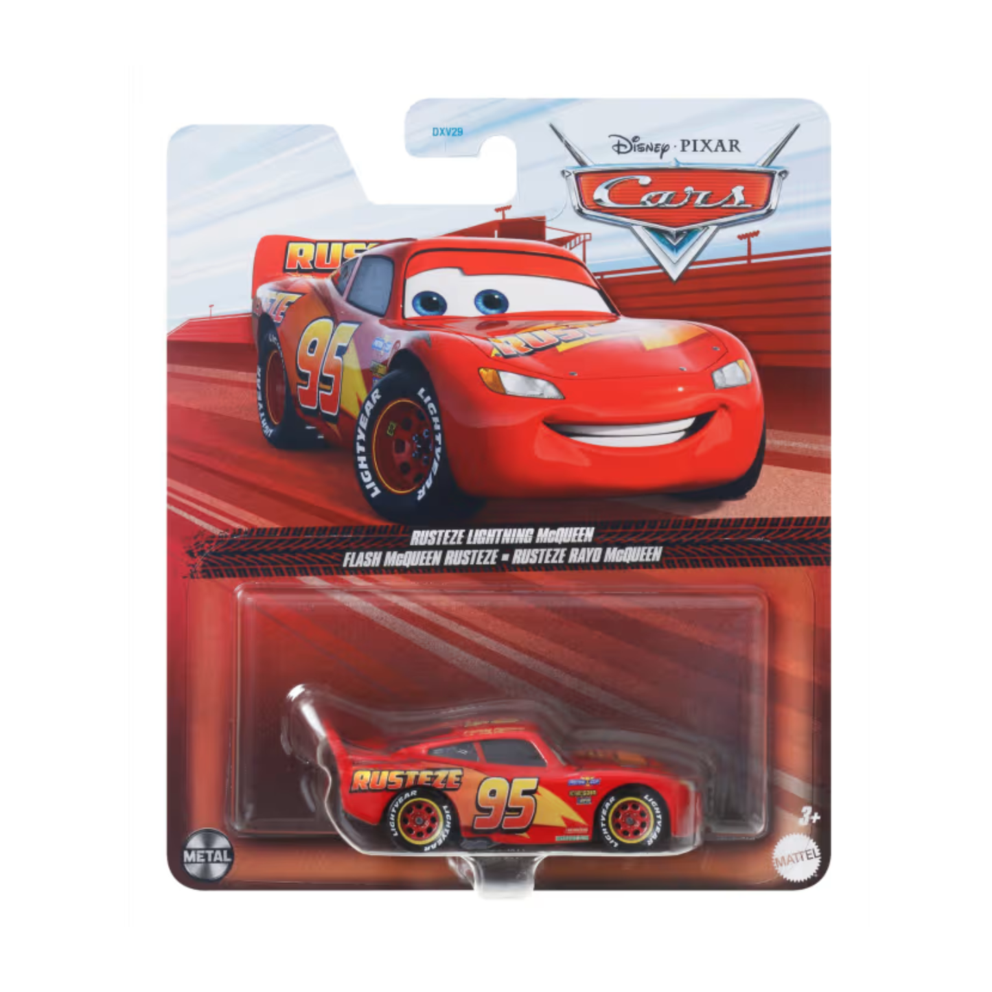 Disney Pixar Cars De Autos Basicos 1:55 - Rusteze Lightning Mcqueen