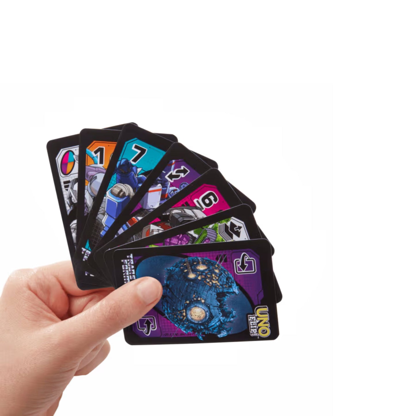 Uno Flip Juego De Cartas Transformers