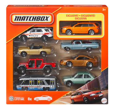 Matchbox Vehículo De Juguete Auto Básico Paquete De 8 - 02 Audi Rs 6 Avant