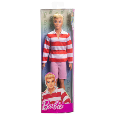 Barbie Fashionista Ken - 241-Camisa Rayas + Short Rosa