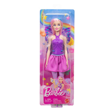 Barbie Dreamtopia Bailarina Hada - Pelo Rosa - Alas Moradas