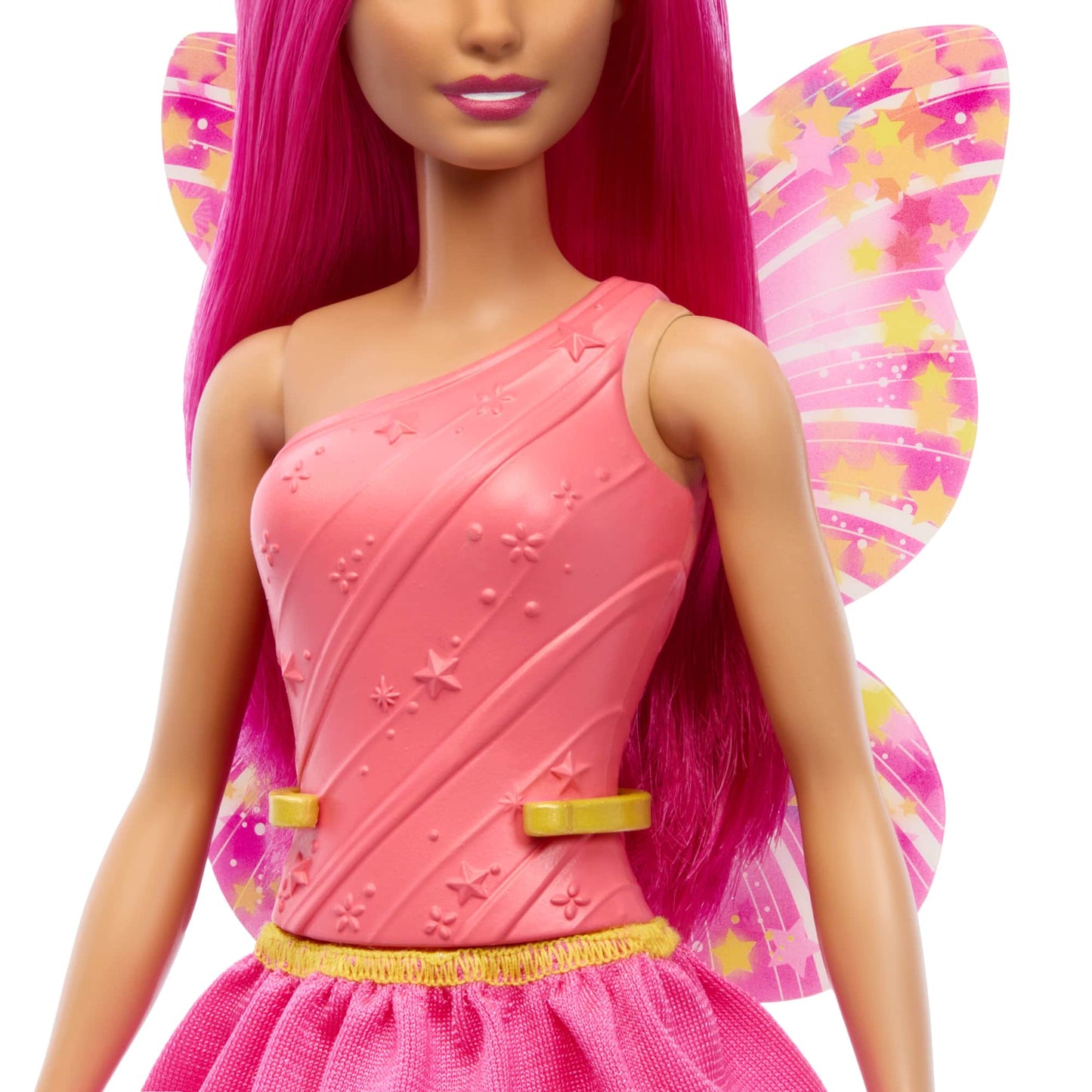 Barbie Dreamtopia Bailarina Hada - Pelo Fucsia - Alas Rosadas
