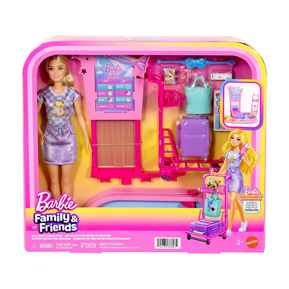Barbie Set De Juego Con Muñeca Aventuras De Viaje