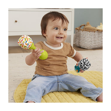 Fisher-price Maracas Azul Y Verde Diversión Y Música