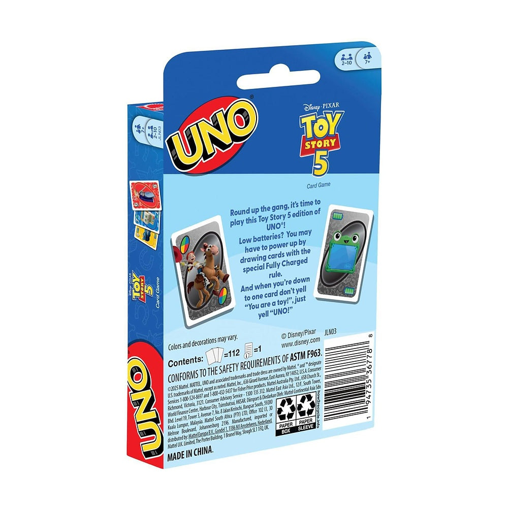 Juego de Mesa Uno Toy Story 5