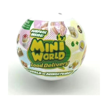 Mini World Delivery Cápsula Sorpresa de Comidas Miniatura