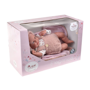 Muñeco De Peso Elegance Babyto Rosa Con Manta 35 Cm Arias