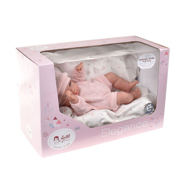 Muñeca Elegance Natal Rosa Con Cojin 30 Cm Arias