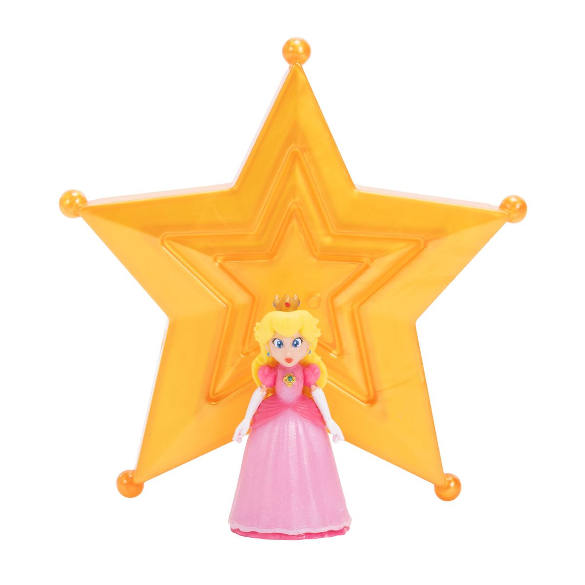 Mini Figura 4 Cm Nintendo Pelicula - Princesa Peach