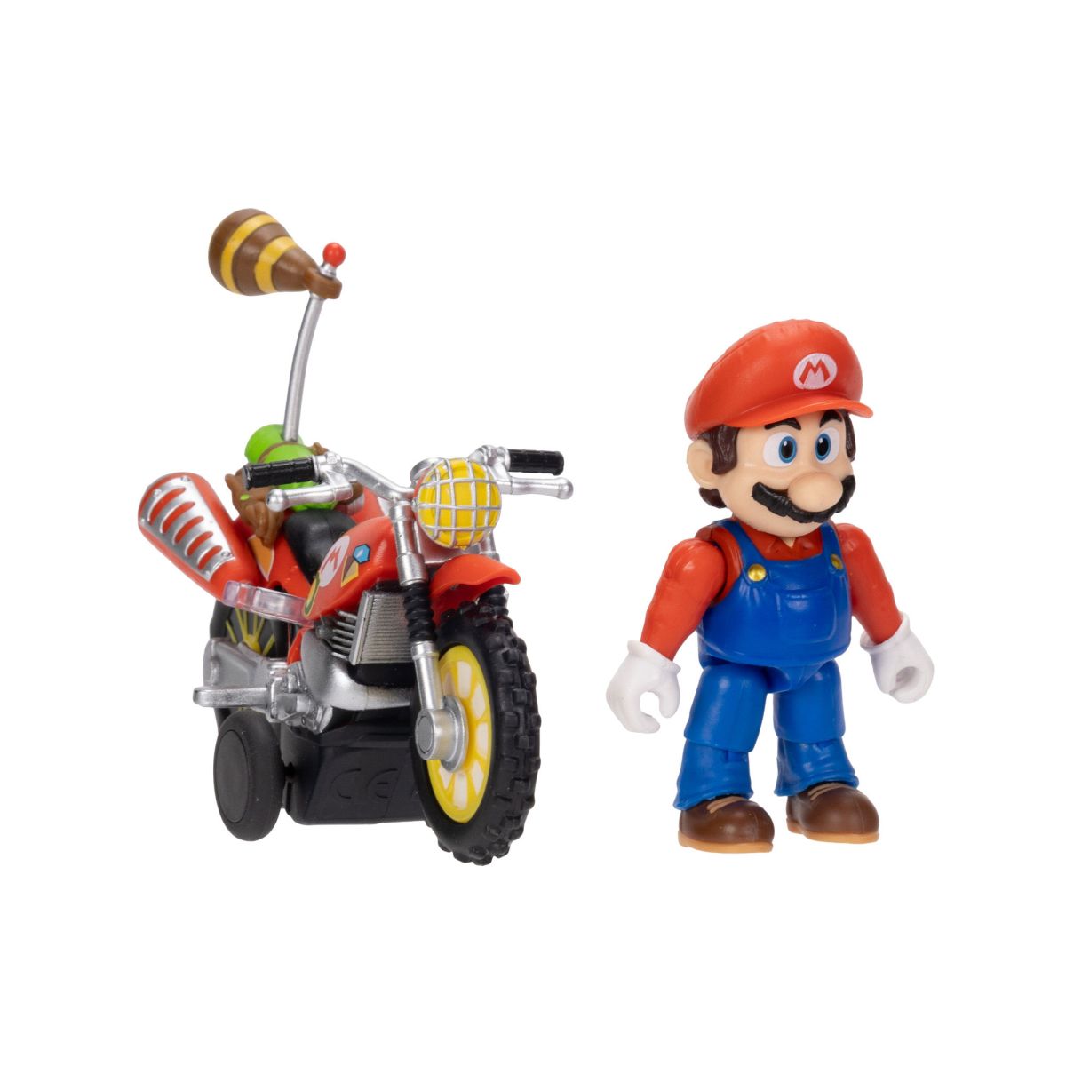 Moto Con Figura 6 Cm Nintendo Pelicula - Mario