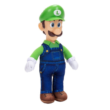Peluche Con Cabeza Plastica 23 Cm Nintendo Pelicula - Luigi