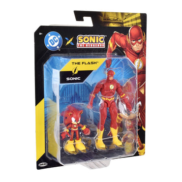 Set 2 Figuras De 6 Y 13 Cm Sonic Dc Comics - Sonic The Flash