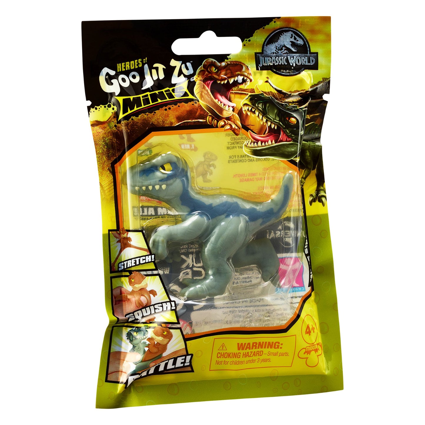 Goo Jit Zu Jurassic World Mini S1 X - Blue