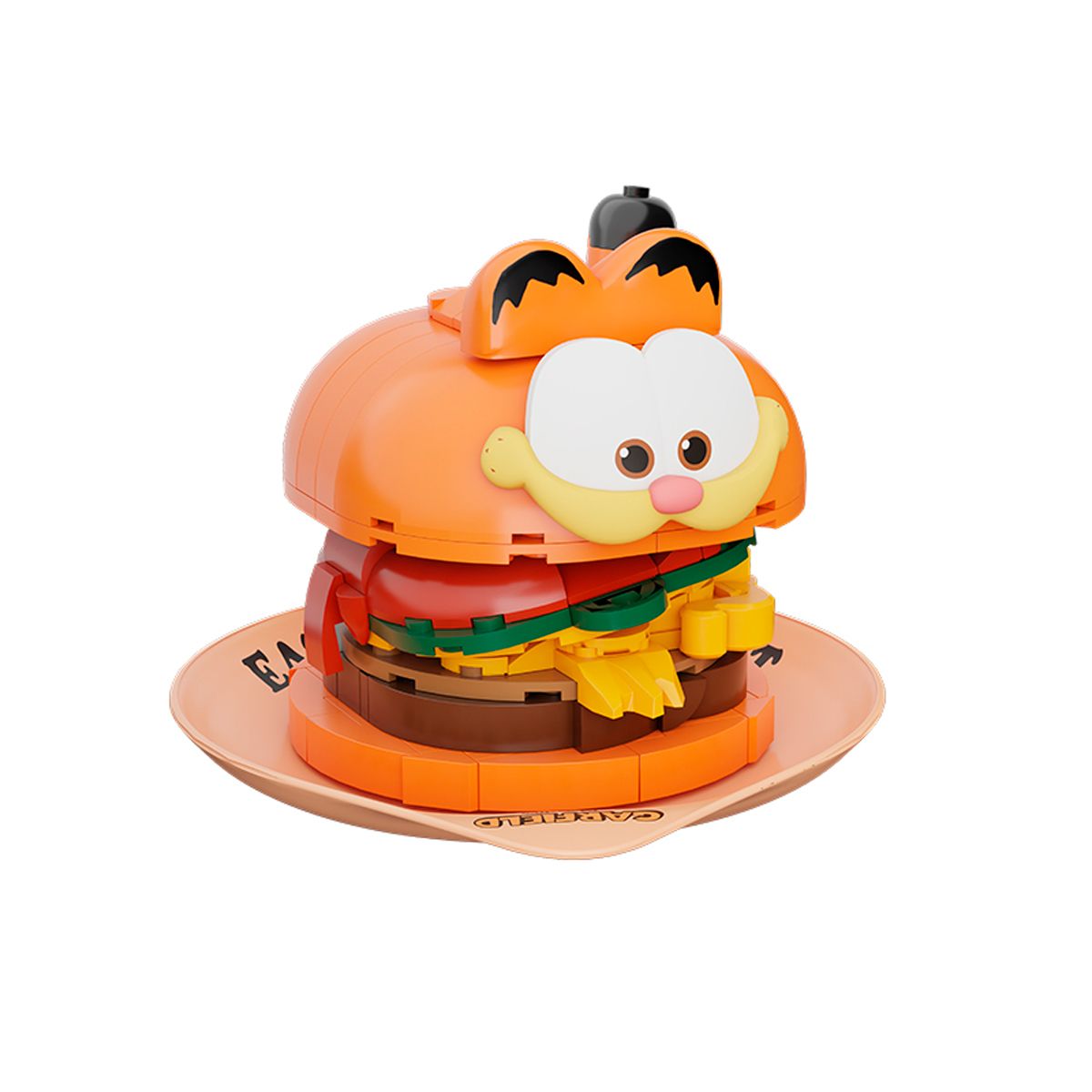 Set De Bloques Hamburguesa Garfield