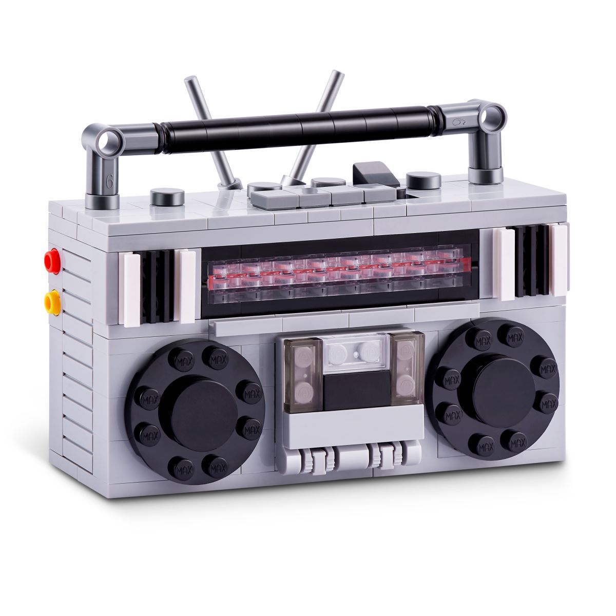 Set Bloques Retro Max - Con Diferentes Modelos De Piezas - Radio Cassette
