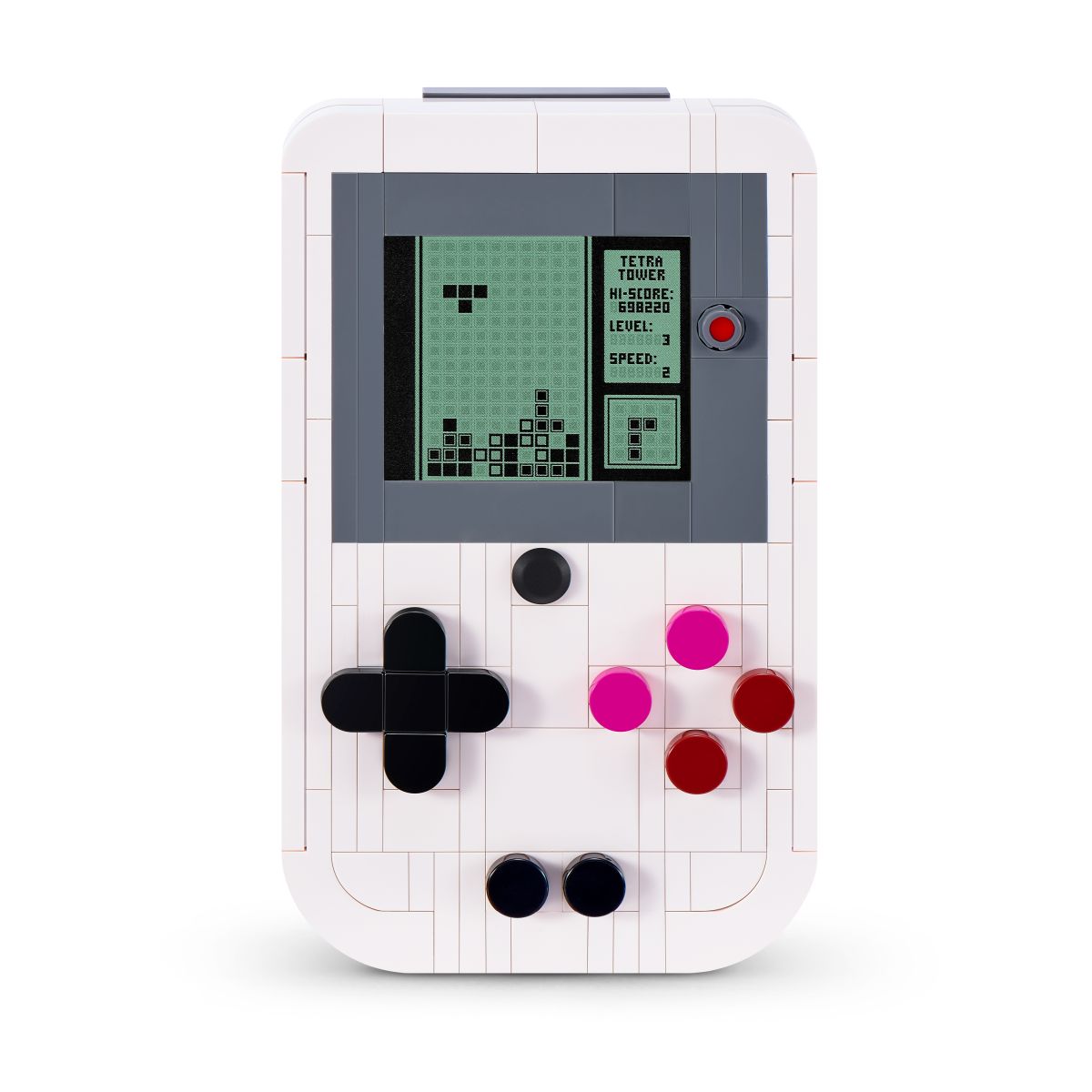 Set Bloques Retro Max Serie 2 - Con Diferentes Modelos De Piezas - Consola Portatil