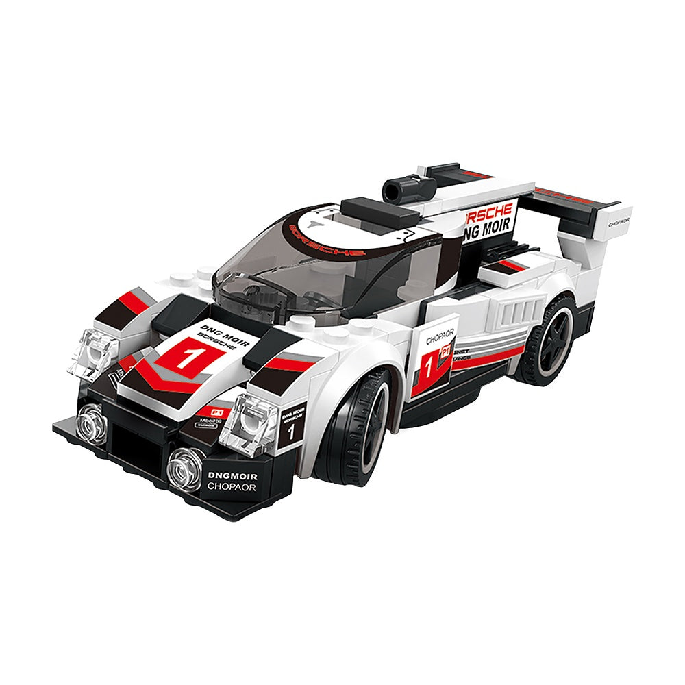 Super Auto Blanco Armable Wange Supercar 175 Piezas