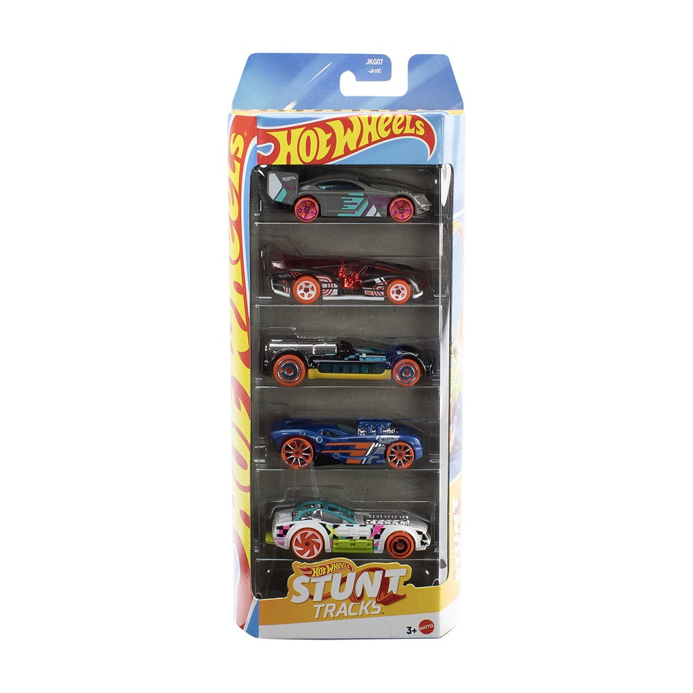 Pack 5 Autos Basicos Hotwheels - Stunt Trucks