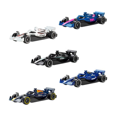Pack 5 Autos Basicos Hotwheels - Formula 1 2025