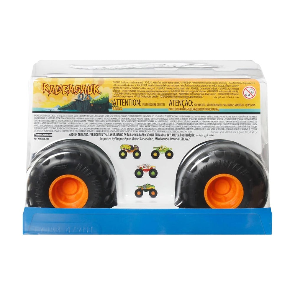 Hot Wheels Monster Trucks Escala 1:24 - Rageasaur