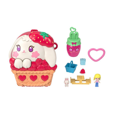Polly Pocket Set De Juego Mundo De Compactos De Polly - Picnic Bunny