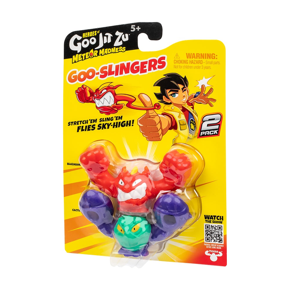 Goo Jit Zu Meteor Madness Goo Slingersblazagon - Cactius