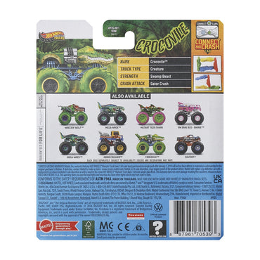 Hot Wheels Monster Truck Escala 1:64 - Crocovile