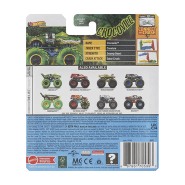 Hot Wheels Monster Truck Escala 1:64 - Crocovile