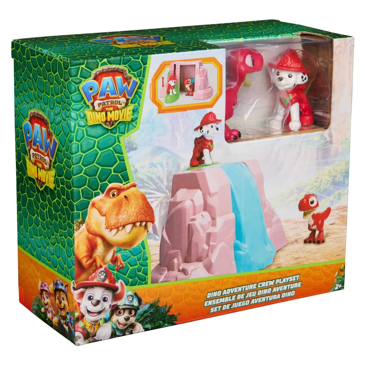 Paw Patrol Movie Dino Playset Marshall Y Rhubard