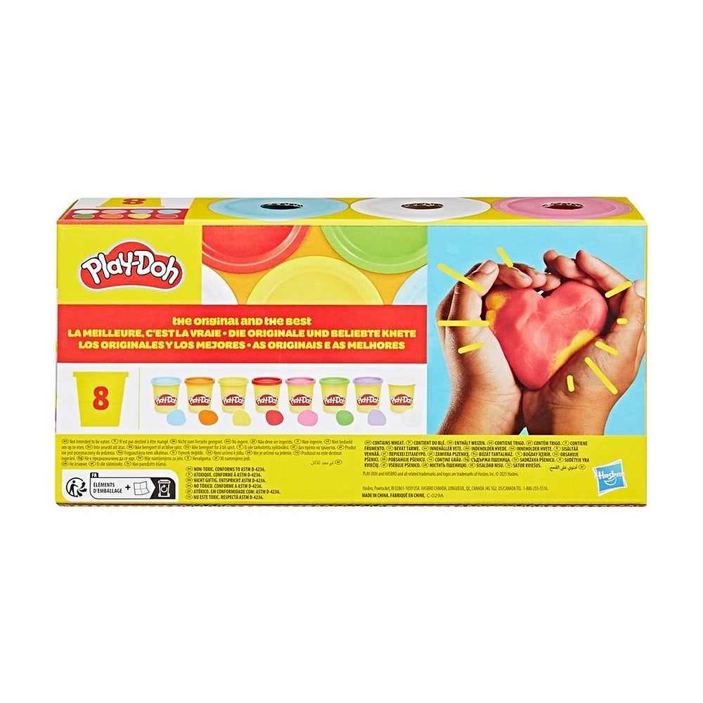 Play Doh Pack De 8 - Rainbow