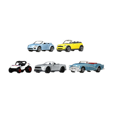 Pack De 5 Autos Matchbox - Convertible Dreams