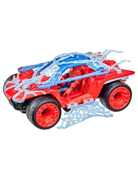 Hasbro Spider-Man Brand New Day ActionVerse Stretch & Blast Buggy con Figura 11,4 cm