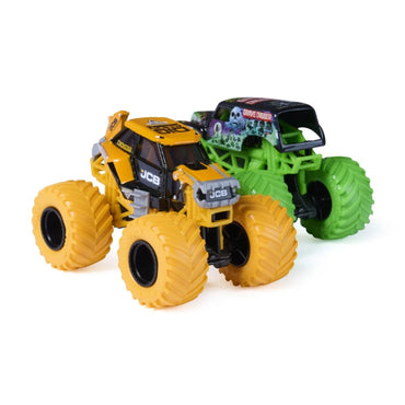 Monster Jam Vehiculos 1:64 Pack 2 - Jcb Digatron Vs Grave Digger - foto 1