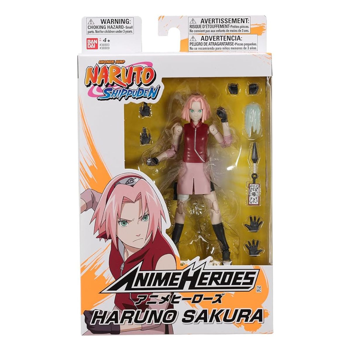 Figura 17 Cms Legendaria Anime héroes Naruto De Bandai - Haruno Sakura