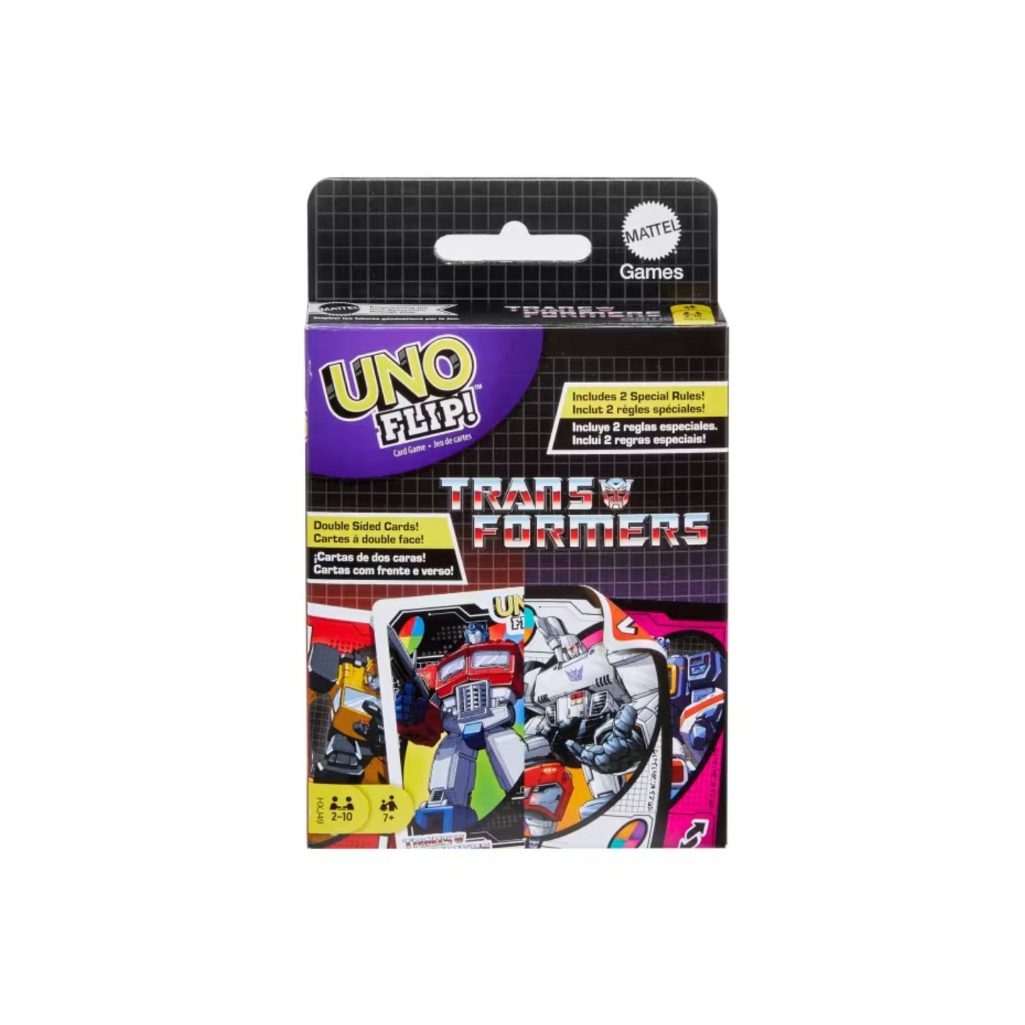 Uno Flip Juego De Cartas Transformers