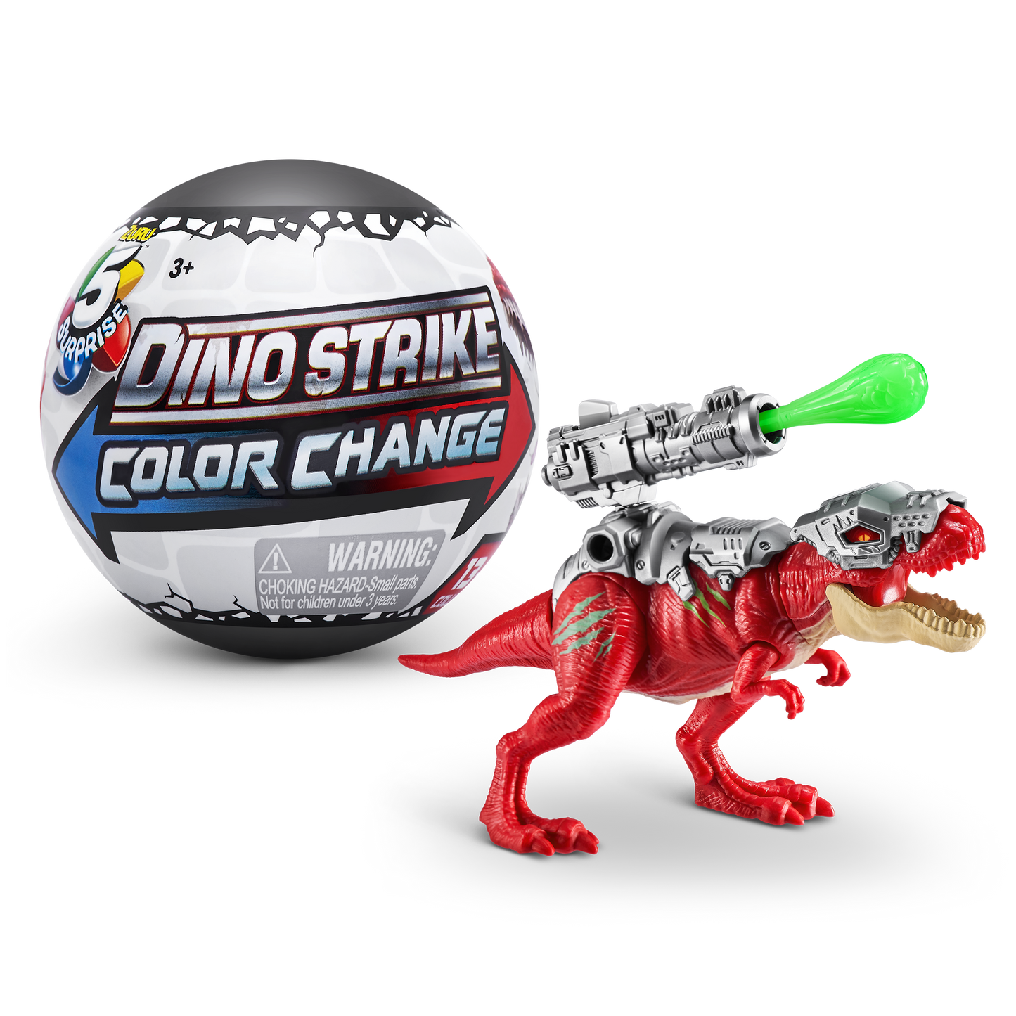 Bola Dino Cambia Color Zuru