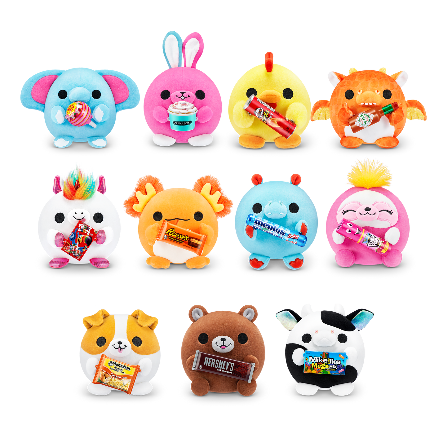 Peluche Snackles De 12 Cms De Zuru