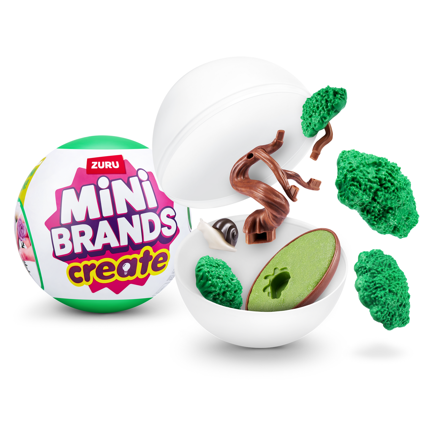 Bola Mini Brands Con 5 Sorpresas Serie Botánica De Zuru