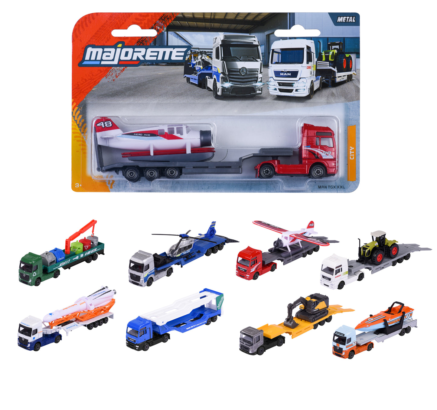 Majorette Transporte - Man Tgx Xxl Azul