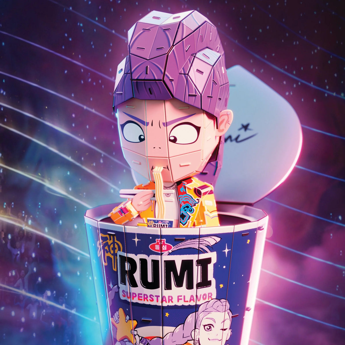 Kpop Demon Hunter Puzzle Ramen Rumi